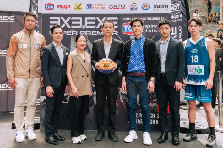 ภาครัฐและภาคเอกชนร่วมเปิดการแข่งขันบาสเกตบอลสามคนรายการใหญ่ระดับโลก 3×3.EXE Super Premier Round.2 Bangkok Presented by TOA