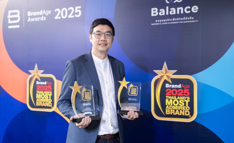 เอสซีจี ตอกย้ำความเป็นผู้นำ คว้ารางวัล 2025 Thailand’s Most Admired Brand พร้อมตอบโจทย์ไลฟ์สไตล์ยุคใหม่เพื่อความยั่งยืน