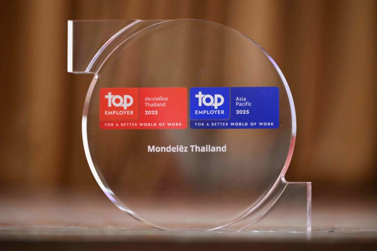 มอนเดลีซ ประเทศไทย คว้ารางวัล Top Employer Awards 2025  สร้างระบบนิเวศองค์กรนิวเจนฯ มุ่งเน้นวัฒนธรรมสนุกสุขสร้างสรรค์ เปิดรับความหลากหลาย สวัสดิการตอบรับไลฟ์สไตล์