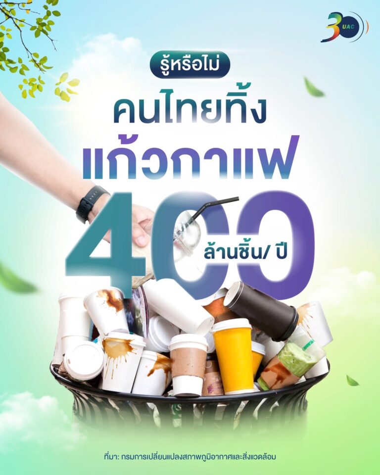 รู้หรือไม่การดื่มกาแฟหนึ่งแก้วของเราในทุก ๆ วัน อาจสร้างขยะได้มากกว่าที่คิด
