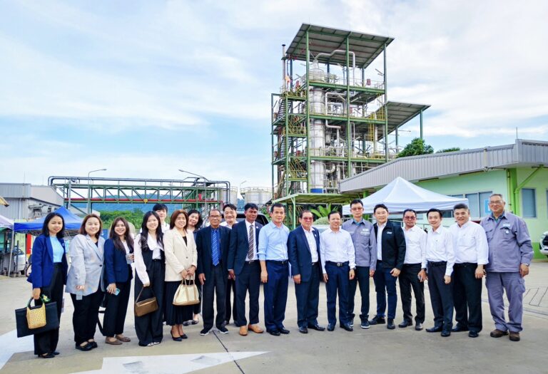ผู้บริหาร GGC ให้การต้อนรับ รัฐมนตรีช่วยว่าการกระทรวงพาณิชย์ ประเทศกัมพูชา พร้อมคณะฯ เยี่ยมชมโรงงานเมทิลเอสเทอร์แห่งที่ 2 จ.ชลบุรี