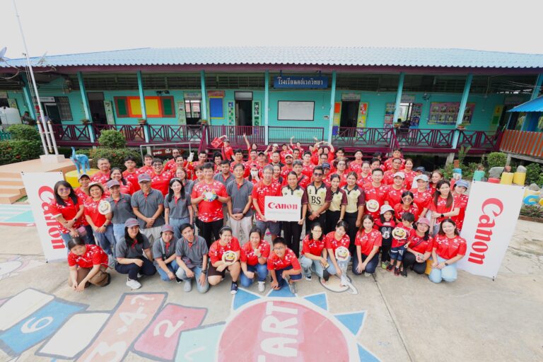 แคนนอน ลุยส่งเสริมการศึกษา จัดกิจกรรม Canon Volunteer ครั้งที่ 41 นำทีมจิตอาสาลงพื้นที่สนับสนุนโรงเรียนในพื้นที่ห่างไกลในอยุธยา