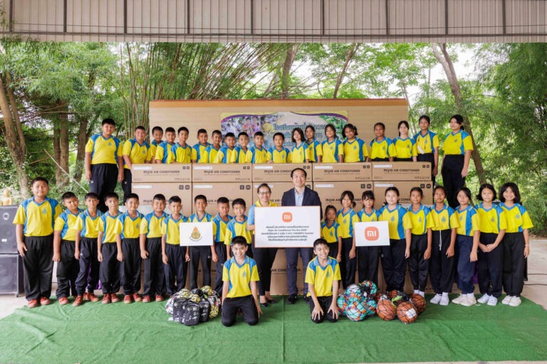 เสียวหมี่ ประเทศไทย มอบเครื่องปรับอากาศ Mijia Air Conditioner Pro Eco EGAT ประหยัดไฟเบอร์ 5 ระดับ 3 ดาว 12000BTU Inverter พร้อมทุนการศึกษาและอุปกรณ์การเรียน ให้แก่โรงเรียนวัดพระงาม จังหวัดพระนครศรีอยุธยา และโรงเรียนบ้านป่าวังกวาง จังหวัดสระบุรี