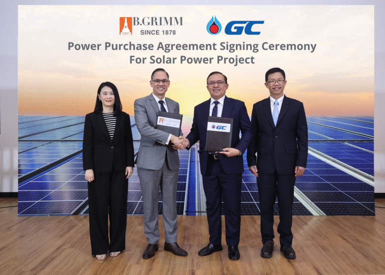 B.GRIMM POWER SMART SOLUTION ผนึก GC เดินหน้า Solar Power 8 เมกะวัตต์ ปลุกพลังงานแสงอาทิตย์ในโรงงาน ร่วมเปลี่ยนผ่านพลังงาน มุ่งสู่ Net Zero
