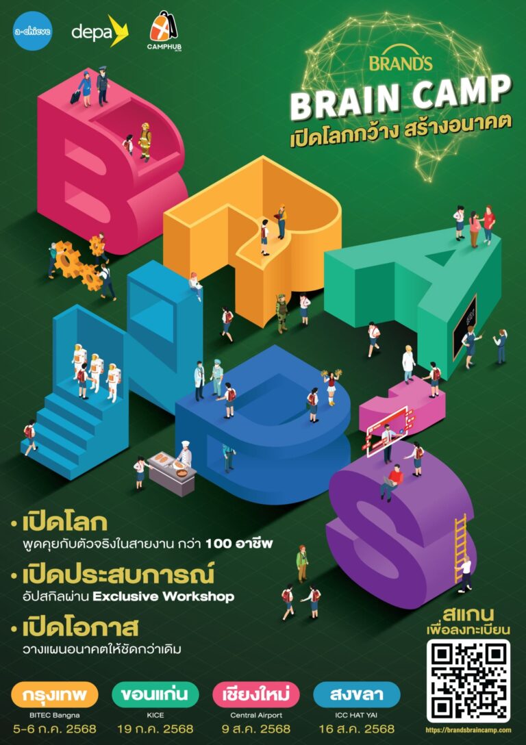 “แบรนด์ซุปไก่สกัด” เปิดโครงการ “BRAND’S BRAIN CAMP เปิดโลกกว้าง สร้างอนาคต” เตรียมความพร้อม Gen Z สู่เส้นทางอาชีพในฝัน
