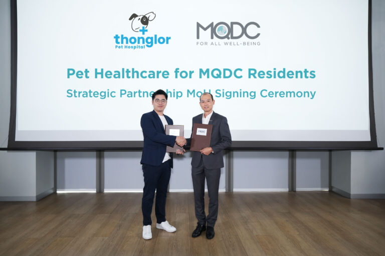 MQDC จับมือโรงพยาบาลสัตว์ทองหล่อ มอบบริการสุขภาพสัตว์เลี้ยงแสนรักแก่ลูกบ้านแบบครบวงจร