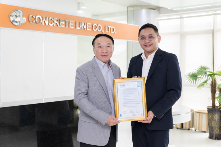 “คอนกรีตไลน์” ร่วมมือ SCG BLC มุ่งสู่ความเป็นองค์กรคาร์บอนต่ำ ด้วยการได้ รับรอง Carbon Footprint for Organization โดย TGO และ ISO 14064-1