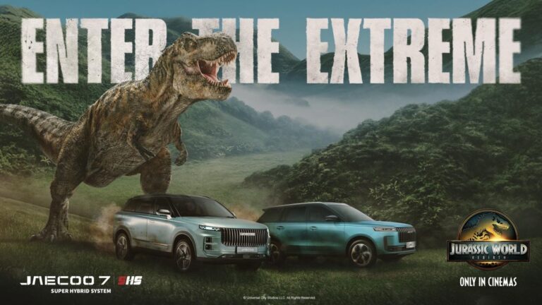 JAECOO ประกาศความร่วมมือครั้งยิ่งใหญ่กับ Jurassic World Rebirth พร้อมสร้างประสบการณ์สุดตื่นเต้นเหนือขีดจำกัด