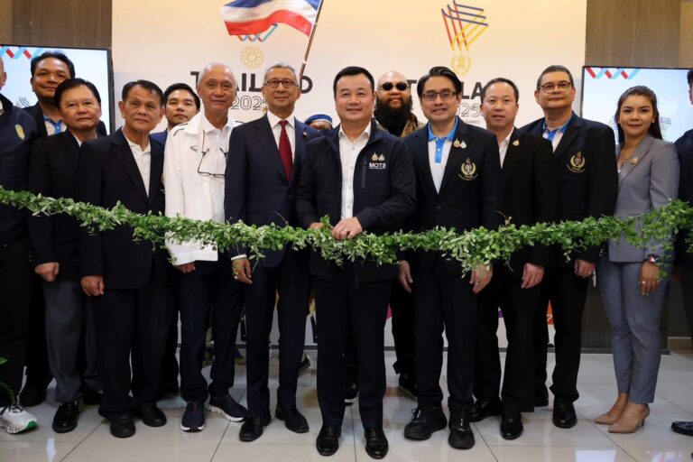 รมว.สรวงศ์ ประธานเปิดศูนย์ประสานงานกีฬาซีเกมส์ ครั้งที่ 33 และอาเซียนพาราเกมส์ ครั้งที่ 13