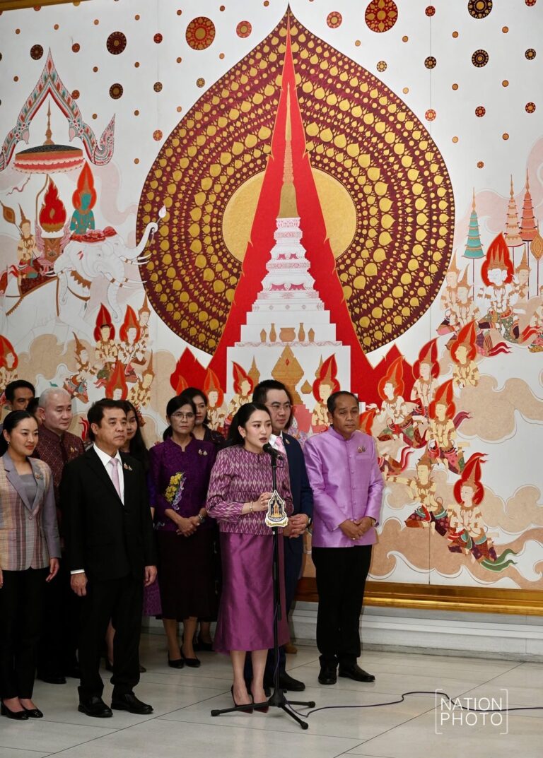 น.ส.แพทองธาร ชินวัตร รัฐมนตรีว่าการกระทรวงวัฒนธรรม เดินทางเข้ากระทรวงวัฒนธรรมเป็นวันแรก