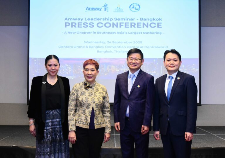 แอมเวย์ ไชน่า เลือกไทยจัดประชุมองค์กรใหญ่สุดในอาเซียน ผู้ร่วมงานจากจีนกว่าหมื่นคน ทีเส็บจัด Slow Living Experience ต้อนรับ