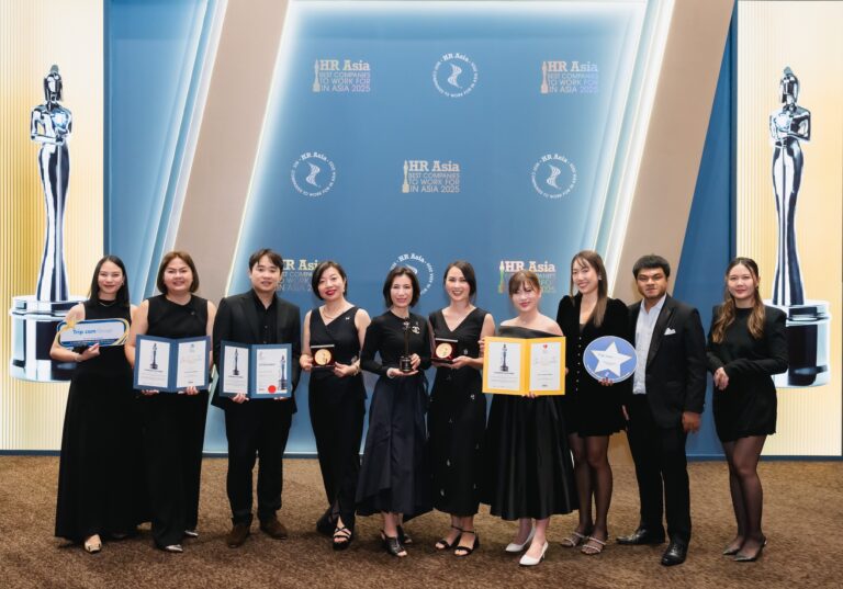 Trip.com Group Thailand คว้า 3 รางวัล ตอกย้ำองค์กรที่น่าทำงานที่สุดในเอเชีย จากเวที HR Asia Best Companies to Work for in Asia 2025