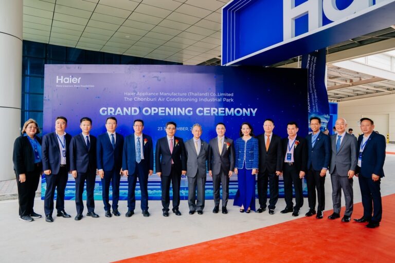 WHA Group ร่วมแสดงความยินดี งานเปิดตัวโรงงานผลิตเครื่องปรับอากาศ Haier ณ นิคมอุตสาหกรรมดับบลิวเอชเอ อีสเทิร์นซีบอร์ด 3 ชลบุรี