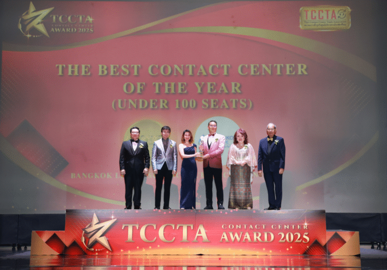 กรุงเทพประกันชีวิต คว้ารางวัลอันทรงเกียรติสูงสุด The Best Contact Center of the Year พร้อมรางวัลระดับองค์กรอีก 4 รางวัล จากเวที TCCTA Contact Center Awards 2025