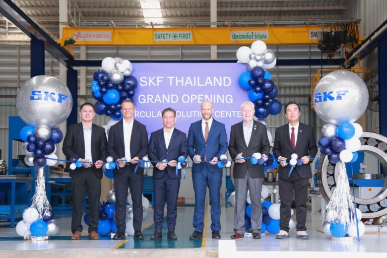 SKF เปิดตัว Circular Solution Centre นวัตกรรมชุบชีวิตตลับลูกปืนเก่าให้กลับมาใช้ใหม่ ตอกย้ำความมุ่งมั่นสู่เศรษฐกิจหมุนเวียน พร้อมยกระดับภาคอุตสาหกรรมไทยให้ยั่งยืน