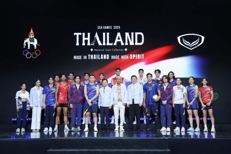 แกรนด์สปอร์ตเปิดตัวชุดซีเกมส์ “Made in Thailand, Made with Spirit”