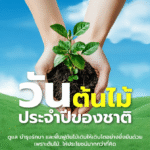 วันต้นไม้ประจำปีของชาติ: ปลูกปัก รักษา และฟื้นฟูพื้นที่สีเขียว