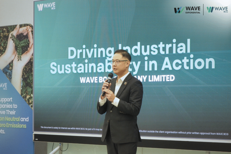 ‘WAVE’ จัดงานสัมมนา “Driving Industrial Sustainability in Action” นิคมฯ บางปู แชร์กลยุทธ์จัดการคาร์บอนฟุตพริ้นท์และลดก๊าซเรือนกระจก ยกระดับอุตสาหกรรมไทยสู่การพัฒนาที่ยั่งยืนและเสริมศักยภาพการแข่งขันในระยะยาว