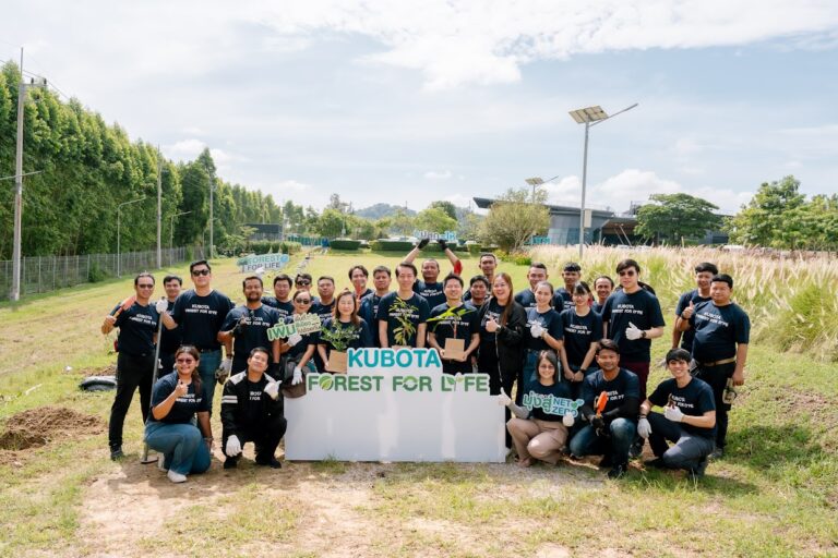 สยามคูโบต้า เดินหน้าภารกิจสีเขียว สานต่อโครงการ “KUBOTA FOREST FOR LIFE ปลูกให้รอดและเติบโตอย่างยั่งยืน” ณ คูโบต้า ฟาร์ม ชลบุรี