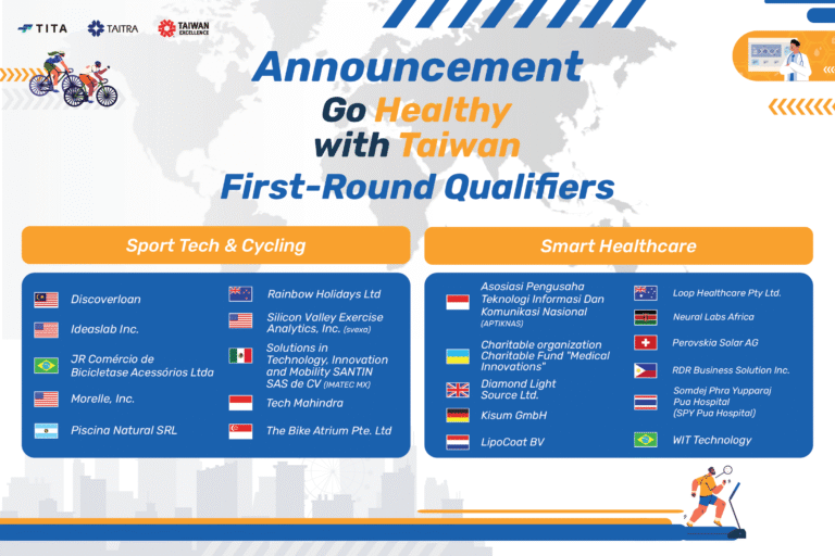 ไต้หวัน เปิดตัว 21 ผู้เข้ารอบในแคมเปญ “2025 Go Healthy with Taiwan” พร้อมเผยไอเดียนวัตกรรมสุขภาพระดับโลก