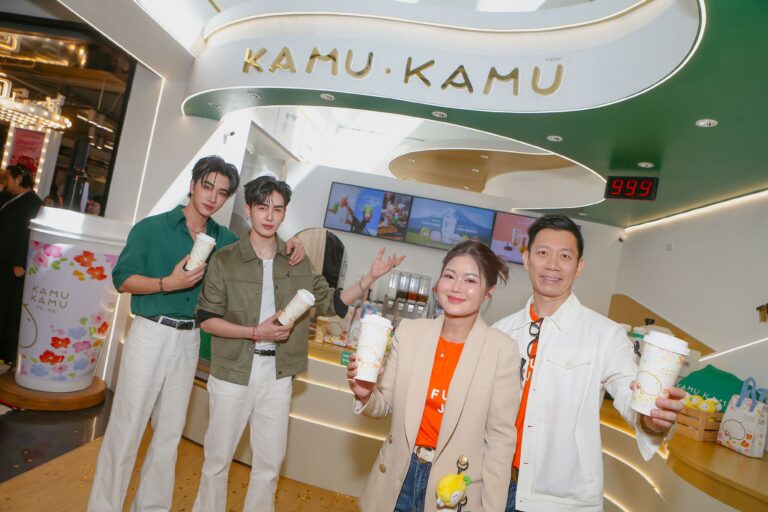 คามุ คามุ รีแบรนด์ครั้งใหญ่ในรอบ 14 ปี ท้าชิงส่วนแบ่งตลาดชานม-กาแฟ ดันแบรนด์ไทยเข้าถึงคนรุ่นใหม่ ชูจุดแข็ง “คุณภาพ ความสดใหม่ ในราคาเข้าถึงได้”