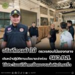 อธิบดีกรมป่าไม้ ตรวจสอบไม้ของกลาง เดินหน้าปฏิบัติตามนโยบายเร่งด่วน รมว.ทส. ใช้ประโยชน์ไม้ตกเป็นของแผ่นดินโดยเร็ว