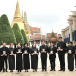 ออมสิน ถวายพวงมาลัย และลงนามถวายความอาลัย แด่สมเด็จพระนางเจ้าสิริกิติ์ พระบรมราชินีนาถ พระบรมราชชนนีพันปีหลวง