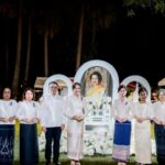 ออมสิน ร่วมงานประเพณีลอยกระทง เผาเทียน เล่นไฟ จังหวัดสุโขทัย