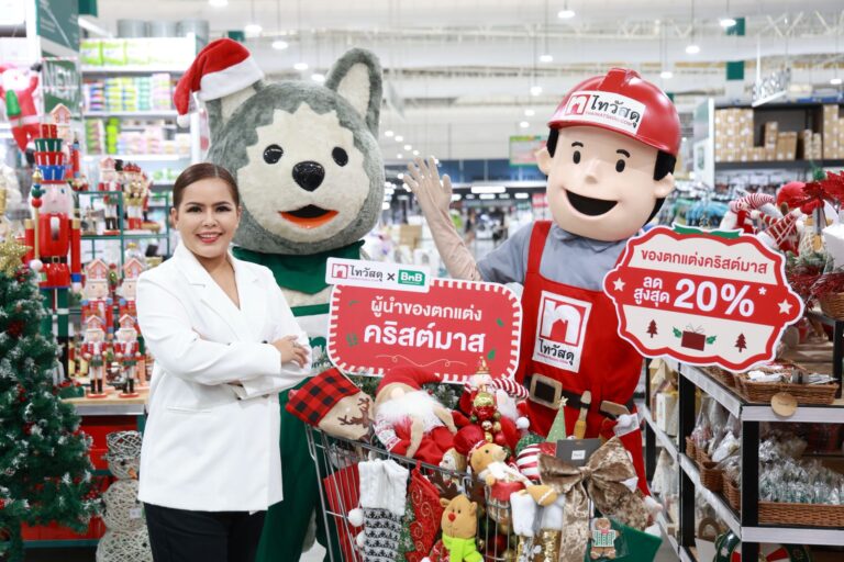 ไทวัสดุ และ บีเอ็นบี โฮม ในเครือ เซ็นทรัล รีเทล เปิดจักรวาลของตกแต่งเทศกาลคริสต์มาสครั้งยิ่งใหญ่ มัดรวมของตกแต่ง ตั้งแต่ต้นสนสด นำเข้าจากแคนาดา ไปจนถึงของประดับกว่า 2,000 รายการ ภายใต้ธีม “Carnival Nutcracker”