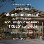 เซ็นทรัลพัฒนา จับมือ ONNEX By SCG ประกาศความสำเร็จ “เซ็นทรัล นครสวรรค์” ขึ้นแท่นศูนย์การค้าแห่งแรกคว้ามาตรฐาน “TREES” ระดับ Goldยืนหนึ่งผู้นำองค์กร NET Zero 2050