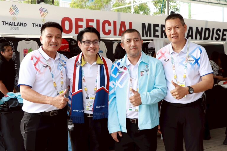 ผู้ว่าการการกีฬาแห่งประเทศไทย (กกท.) เดินทางไปให้กำลังใจนักกีฬาทีมชาติไทย