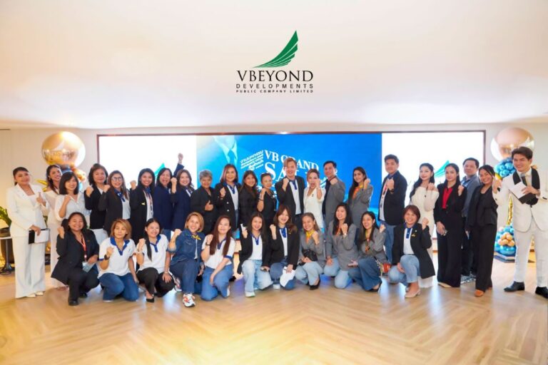 “วีบียอนด์” สร้างปรากฏการณ์เขย่าวงการอสังหาฯ จัดงาน VB GRAND SALE เปิดจองสดผ่านหน้าจอ 3 ชั่วโมง ยอดจองพุ่งเคลียร์สต๊อกในงานกว่า 90%