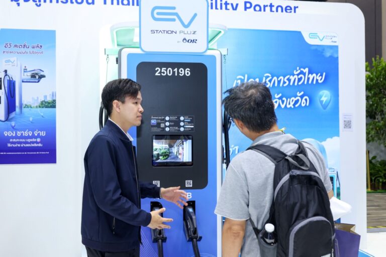 OR ขับเคลื่อนระบบนิเวศดิจิทัลสู่ความยั่งยืน โชว์นวัตกรรม EV Station PluZ – blueplus+ – PTT Lubricants ในงาน Sustainable Spark by PTT Group 2026