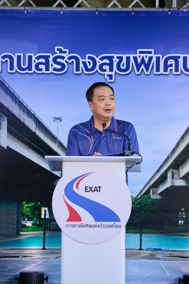 กทพ. พลิกโฉมใต้ทางด่วนฉลองรัช! เปิด “ลานสร้างสุขพิเศษ รวมใจ โดย การทางพิเศษฯ” ชู สนามบาสเกตบอล สร้างสุขภาพดีให้กับชุมชน ชวน 2 นักยัดห่วงทีมชาติไทยร่วมสร้างแรงบันดาลใจทางกีฬา