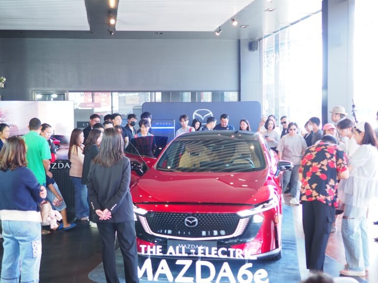 The All-Electric Mazda6e ร้อนแรงต่อเนื่องยอดจองสิทธิ์ทะลุ 4,000 เปิดให้ผู้ที่สนใจจองแพ็กเกจถึงสิ้นเดือนมกราคมนี้เท่านั้น