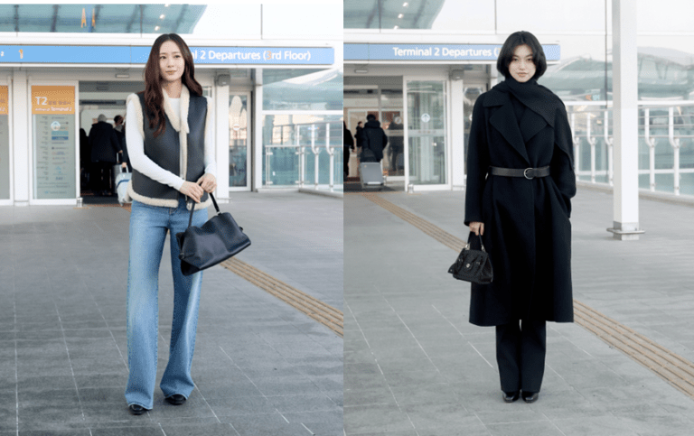 Airport Look Krystal Jung & Kim Do Yeon ก่อนร่วมชม Ralph Lauren Fall 2026 Runway Show ที่นิวยอร์ก