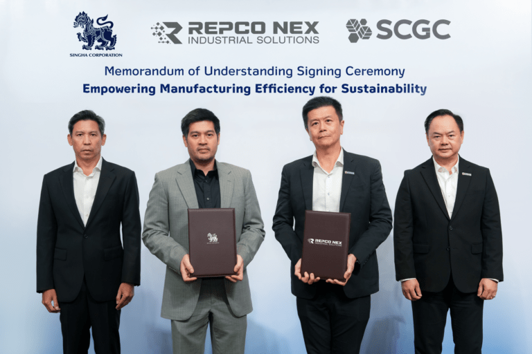 ‘บุญรอดฯ’ ลงนาม DRS by REPCO NEX ใน SCGC ยกระดับกระบวนการผลิตอัจฉริยะมาตรฐานคุณภาพสูงสุด เป็นมิตรสิ่งแวดล้อม