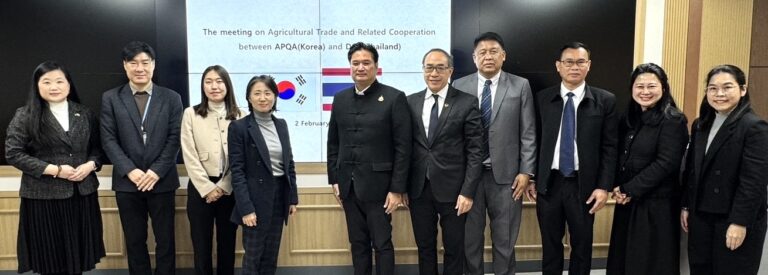 กรมวิชาการเกษตร–สถานเอกอัครราชทูตไทย ณ กรุงโซล เร่งขยายตลาดสินค้าเกษตรไทย ดันส้มโอ ลำไย มะละกอดิบ บุกตลาดเกาหลี