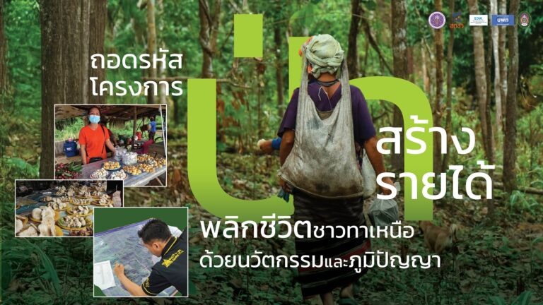 “ป่าสร้างรายได้” พลิกชีวิตชาวทาเหนือด้วยนวัตกรรมและภูมิปัญญา