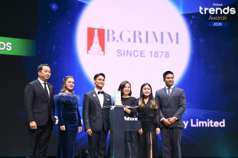 บี.กริม เพาเวอร์ คว้า 3 รางวัลใหญ่จาก Future Trends Awards 2026 ตอกย้ำองค์กรต้นแบบที่เติบโตด้วยความโอบอ้อมอารีและครองใจคนทำงาน