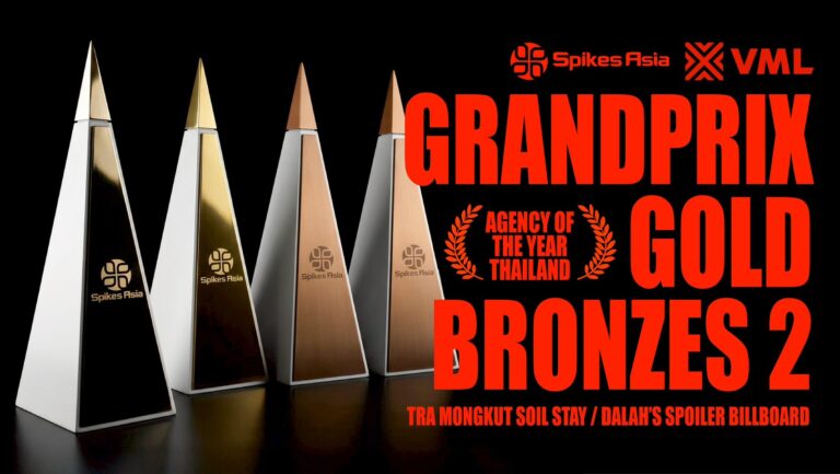 VML Thailand คว้า Agency of the Year ระดับประเทศไทย ในงาน Spikes Asia 2026 พร้อมครองรางวัลสูงสุดระดับ “Grand Prix”