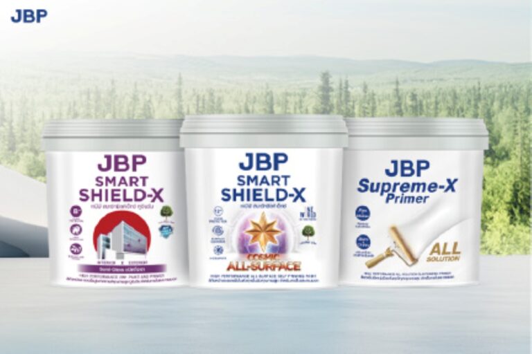 JBP ยันไม่ขึ้นราคาสีน้ำ แม้เศรษฐกิจผันผวน เดินหน้าดันเทคโนโลยี Water-Based ใช้แทนสีน้ำมัน ลด VOCs และการพึ่งพาปิโตรเคมี พร้อมขยายสู่สีอุตสาหกรรมสูตรน้ำ