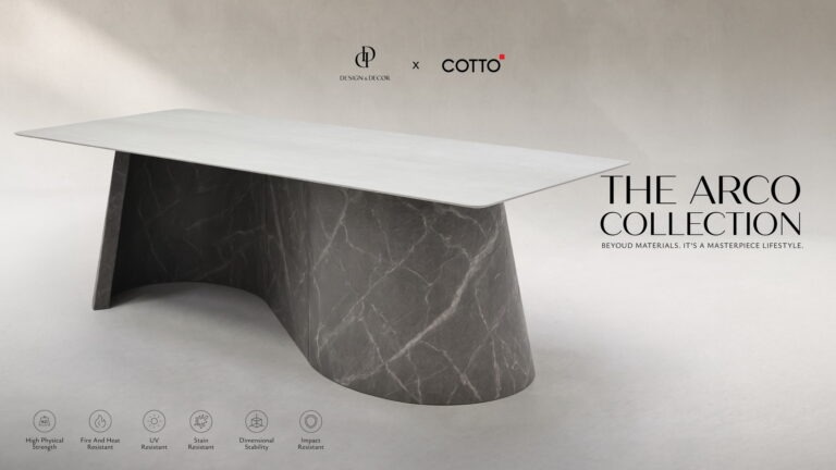 DESIGN & DECOR จับมือ COTTO ถ่ายทอดนิยามใหม่ของการอยู่อาศัย ผ่านเฟอร์นิเจอร์ดีไซน์ที่สะท้อนตัวตน THE ARCO COLLECTION