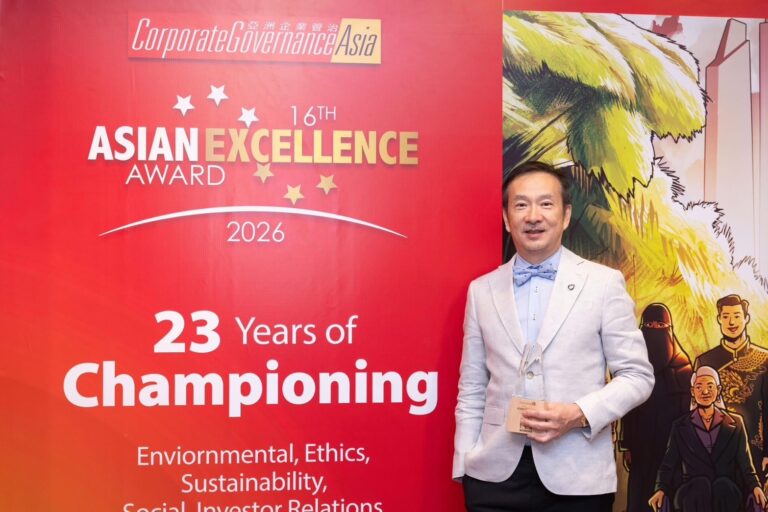 บางจากฯ คว้า 6 รางวัลความเป็นเลิศระดับเอเชีย ในงาน The 16th Asian Excellence Award ครอง Asia’s Best CEO และ Best Investor Relations Company (Thailand) ต่อเนื่องกว่าทศวรรษ