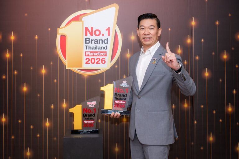 ซีพี-เมจิ แบรนด์ที่ผู้บริโภค “เลือก” แล้ว ตอกย้ำแบรนด์อันดับ 1 ในกลุ่มนมพาสเจอไรซ์และนมโปรตีนสูง จาก Marketeer No.1 Brand Thailand 2026