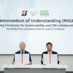 ไทยบริดจสโตน ผนึกกำลัง นิปปอน เอ็กซ์เพรส โลจิสติกส์ (ประเทศไทย) ลงนามความร่วมมือ มุ่งขับเคลื่อนความยั่งยืนตลอดห่วงโซ่คุณค่า