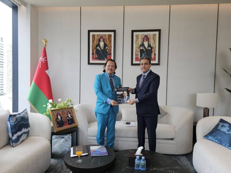 ประธานองค์การ CHG Global Organization เข้าเยี่ยมคารวะอย่างเป็นทางการแก่ เอกอัครราชทูตรัฐสุลต่านโอมานประจำประเทศไทย