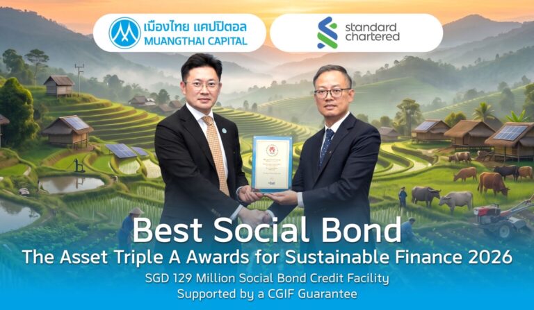 Muangthai CapitalSearch for:MTC สุดปลื้ม!คว้ารางวัล Best Social Bond – Thailand
