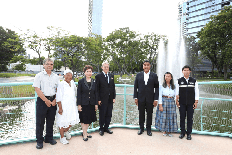 บี.กริม ส่งมอบ “Fountain of Compassion” กลางสวนลุมพินี ปั้นจุดเช็คอินแห่งใหม่ใจกลางเมือง ก้าวสู่สวนสาธารณะสมบูรณ์แบบ
