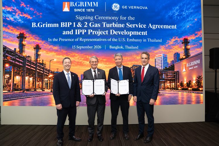 บี.กริม เพาเวอร์ ผนึก GE Vernova ขยายความร่วมมือเชิงกลยุทธ์ ขับเคลื่อนการเติบโตด้านพลังงานระดับภูมิภาคอาเซียน